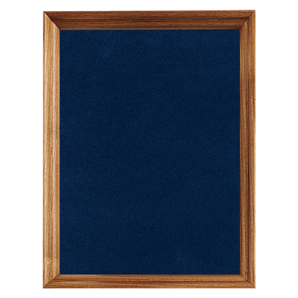 12″ x 15″ American Walnut Shadow Box with Blue Velour Backing (Assembled)