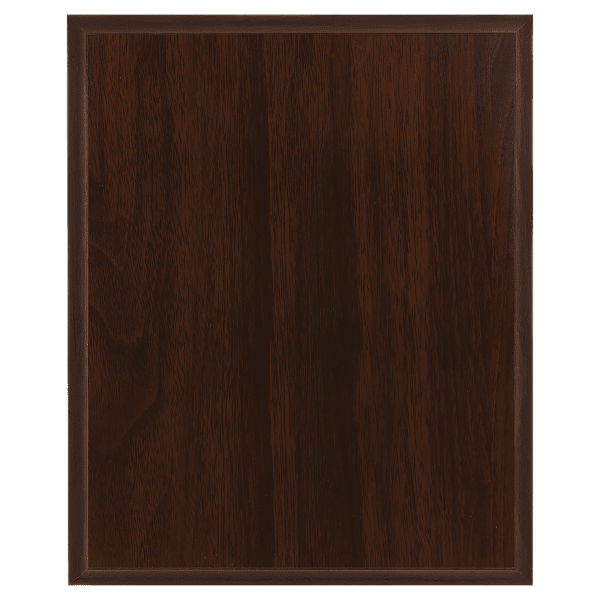 8″ x 10″ Mahogany Finish Plaque