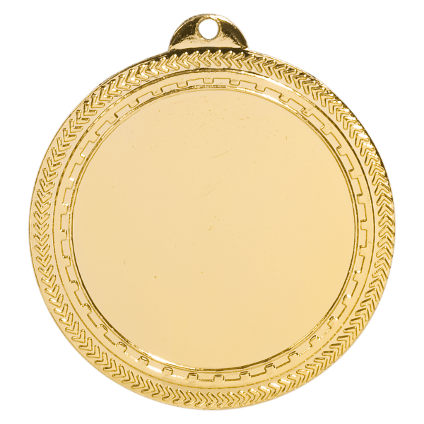 2 3/4″ Bright Gold 2″ Insert Holder Laserable BriteLazer Medal