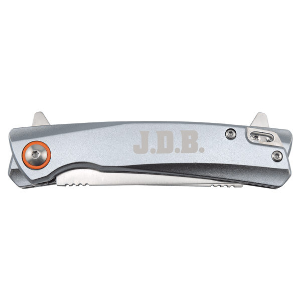 Bison River 4″ Gray Everyday Carry Knife with Ball Bearing Open Mechanism