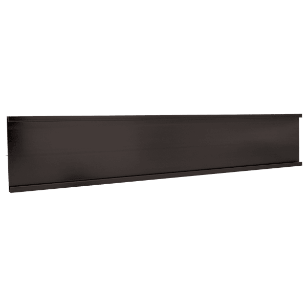 1 1/2″ x 4″, Black, Kota Pro Aluminum Wall Bracket without Mounting Holes, Fits 1/16″ Thick Plastic Insert