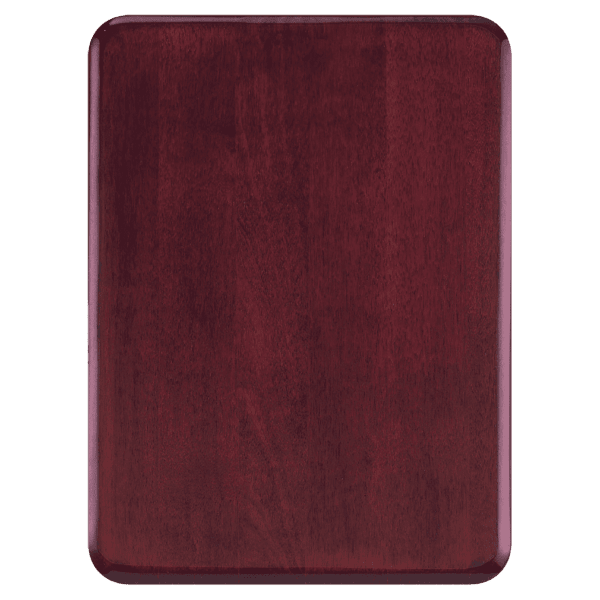 22″ x 30″ Airflyte Premium Rosewood Piano Finish Plaque with Round Corners