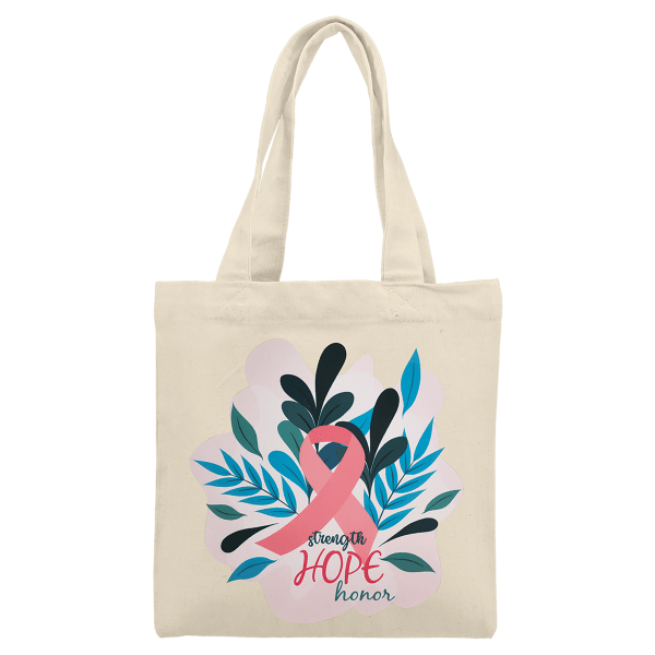 Natural Cotton Cavas Tote, 8″ x 8″