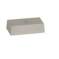 2" x 3" White Center Hole Countersunk Big Plate Weighted Plastic Lid