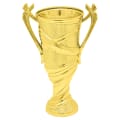 4 1/2" Gold Plastic Textured Cup