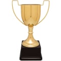 11 3/4" Gold Completed Zinc Cup Trophy on Plastic Base
