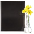 8" x 10" High Gloss Solid Black Finish Plaque