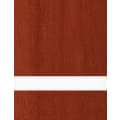 24" x 24" x 1/16" Royal Mahogany/White Duets Laser Indoor Plastic
