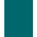 24" x 24" x 1/16" Intense Teal Duets ADA Substrate Plastic