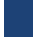 24" x 49" x 1/8" Cobalt Blue Duets ADA Substrate Plastic