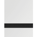 12" x 24" x .020" Trophy Silver/Black Duets Flexible Contours Plastic