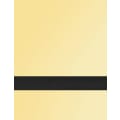 11 1/2" x 24" x .020" Trophy Gold/Black Duets Flexible Contours Plastic