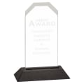 3" x 7" Clear Frosted Corners Pop-In Acrylic (Base not included)