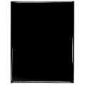 18" x 24" Black Piano Finish Plaque