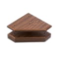 12 1/2" x 12 1/2" x 1 1/2" Cherry Finish 3-Post Set