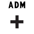 6"(H) Black ADM Font Plus Symbol Gemini Pronto Changeable Copy