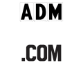 8"(H) Black ADM Font .Com Symbol Gemini Pronto Changeable Copy