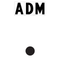 8"(H) Black ADM Font Period Gemini Pronto Changeable Copy
