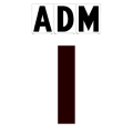8"(H) Black ADM Font Number 1 Gemini Pronto Changeable Copy