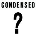10"(H) Black Condensed Font Question Mark Gemini Pronto Changeable Copy