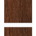 23 1/2" x 49" x 1/16" Walnut/White Matte Duets Rotary Indoor Plastic