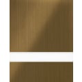 12" x 24" x 1/16" Brushed Medium Bronze/White Duets Rotary Indoor Metal Plastic