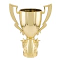 7" Gold Plastic Cup with Stars