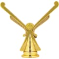 4 1/2" Gold Tile/Metal Holder Figure