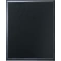 12" x 15" Solid Black Finish Plaque