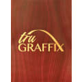 12" x 24" x .018" Red Wave Tru Graffix Brass Plated Steel