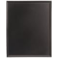 4 1/4" x 6" Value Solid Black Finish Plaque