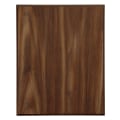 10 1/2" x 13" Value 45 Degree Bevel Edge Walnut Finish Plaque