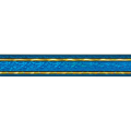 45" Blue/Gold Rectangular Vapor Column