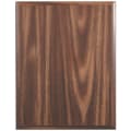 5" x 7" Walnut Finish Plaque with Cove Edge