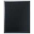 5" x 7" Solid Black Finish Plaque