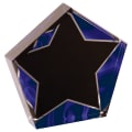 5" Star Blue Velvet Acrylic