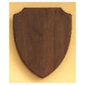6" x 7 1/2" Airflyte American Walnut Shield Plaque