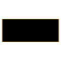 1 3/8" x 3 1/4" Black Laserable Brass Plaque Plate with Gold Border