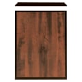 9" x 12" Walnut Finish Plaque with Black Edge