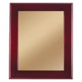 14" x 17" Rosewood Piano Finish Frame with Brushed Gold Metal Backing (Assembled)