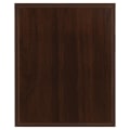 7" x 9" Mahogany Finish Plaque