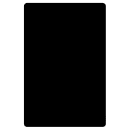 Blank ADA Sign, Black/White, 6" x 9"