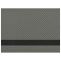 12" x 24" Gray Carbon Fiber/Black Premier Laserable Leatherette Sheet Stock with Kota Pro Adhesive