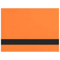 12" x 24" Neon Orange Premier Laserable Leatherette Sheet Stock with Kota Pro Adhesive