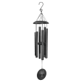 36" Black Powder Coated Aluminum Wind Chime