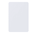 12" x 18" Ultra White Aluminum Sign Blank, 3/4" Radius Corners, 0.080" Thick