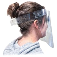24" x 24" x .030 Impact Modified Clear Acrylic Sheet/Double Side Plastic Coating