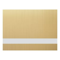 12" x 24" x .025" Bright Gold Aluminum