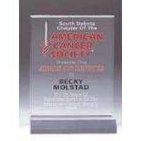 4 1/2" x 5 1/2" Clear Rectangle Acrylic (Base not included)