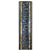 45" Black/Gold Rectangular Buzz Saw Trophy Column